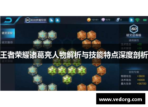 王者荣耀诸葛亮人物解析与技能特点深度剖析