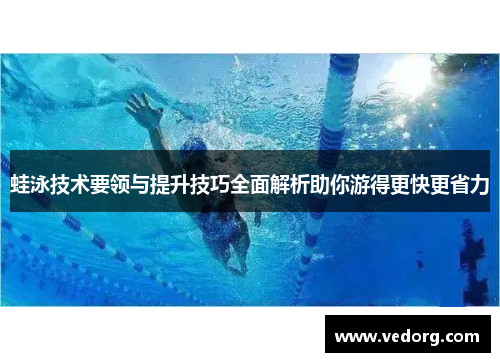 蛙泳技术要领与提升技巧全面解析助你游得更快更省力